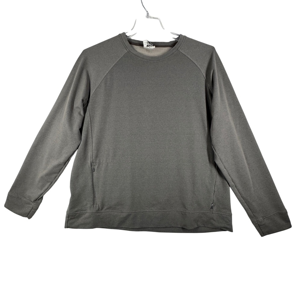 REI Co-op Sweatshirt Beyonder‎ Crewneck Pullover Outdoors Hiking Gray Mens XL